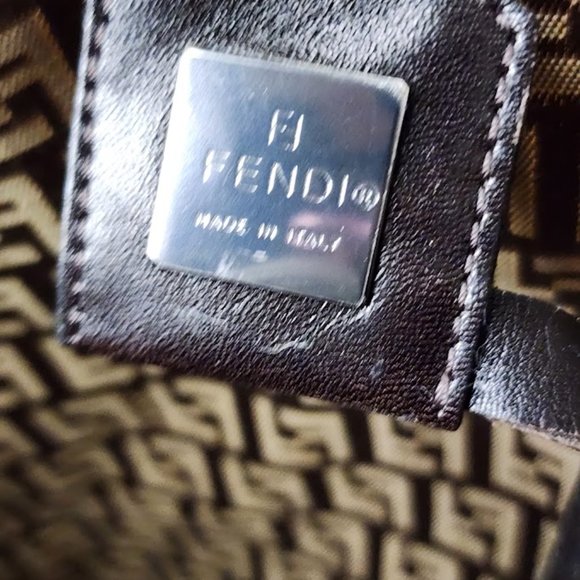 ✨ Fendi Zucchino Canvas Roll Tote Bag main image 2